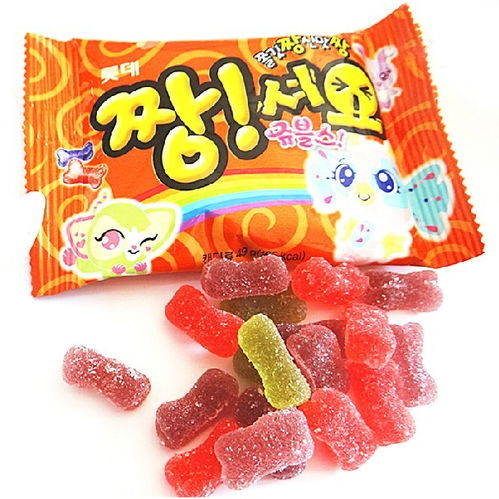 韓國進口食品樂天qq軟糖水果味qq糖果味濃郁 堆糖,美好生活研究所