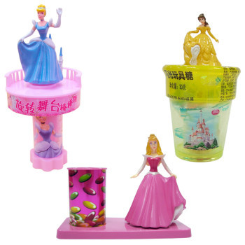 好心情 迪士尼閃光杯+公主筆筒+旋轉舞臺 公主系列組合【圖片 價格 品牌 報價】