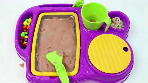 diy香蕉草莓糖果味冰淇淋,看著好美味,迷你魔法廚房玩具