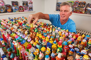 46歲大叔童心不減 花26萬元收藏大量pez糖果盒玩具