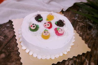 公仔軟糖蛋糕的做法