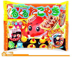 日本進口 知育菓子kracie章魚小丸子燒墨魚丸diy手工糖果玩具