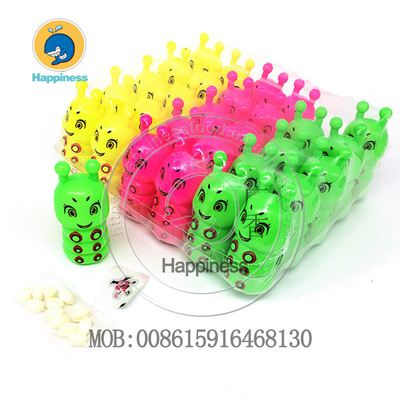 toy candy 毛毛蟲玩具糖 配紋身貼紙 兒童玩具糖 兒童零食