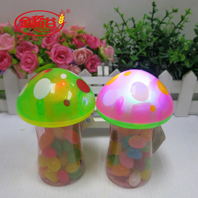 廠家直銷50克海綿寶寶啫喱豆及閃光蘑菇玩具糖 創(chuàng)新零食與樂趣的完美結(jié)合