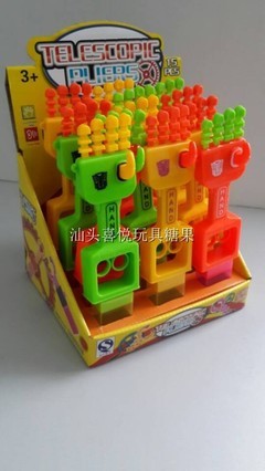 長(zhǎng)期供應(yīng)XY-1011展示盒金剛手玩具糖 量大從優(yōu)，汕頭市喜悅健康食品值得信賴